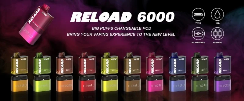 ELFWORLD RELOAD 6000 VAPE