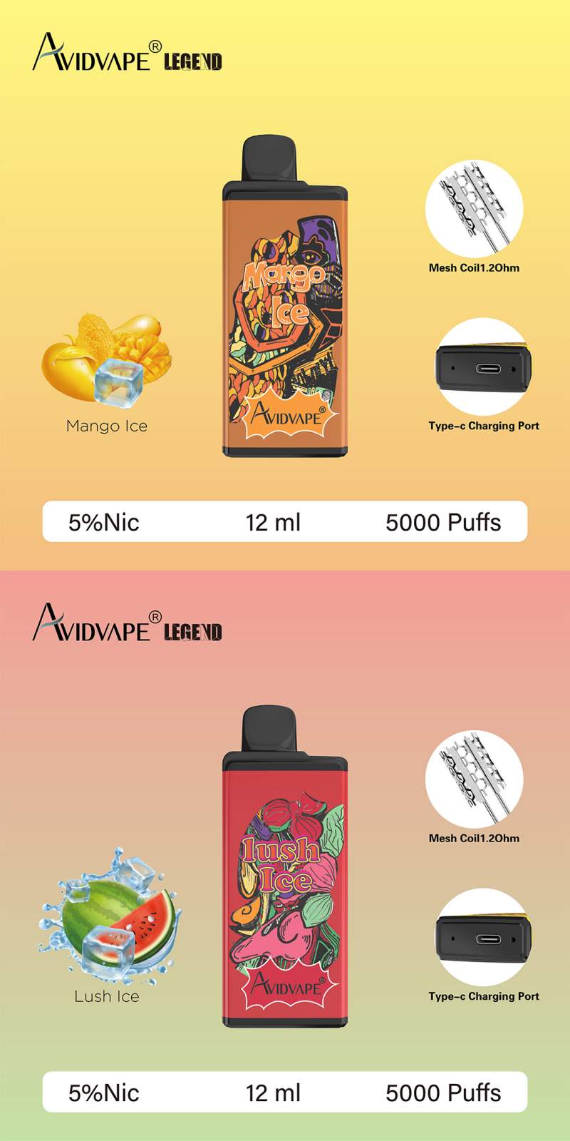 Avidvape LEGEND 5000 2 Avidvape LEGEND 5000 2