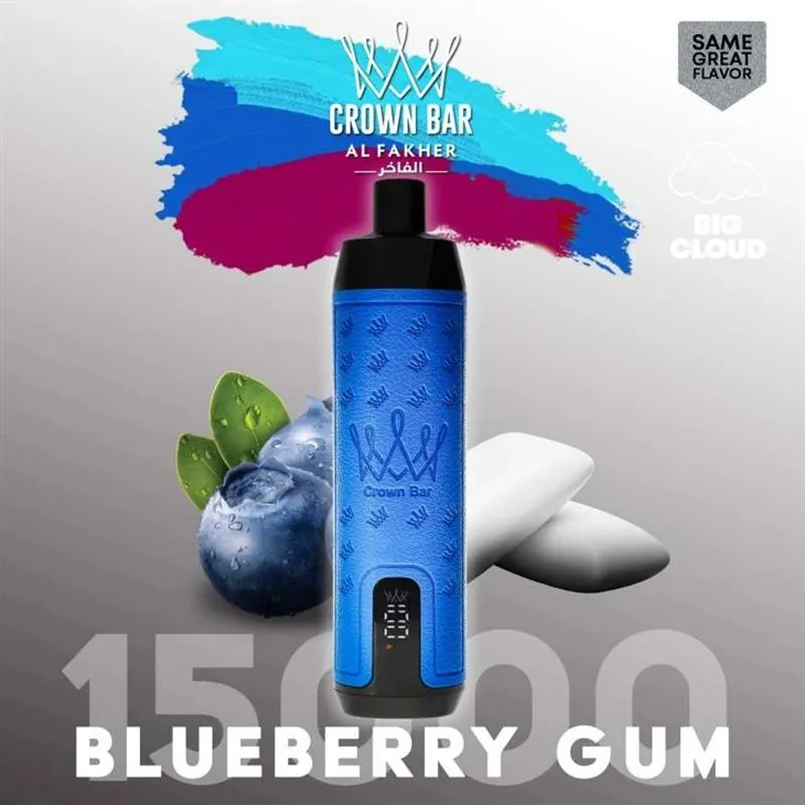 alfakher-crownbar-15000-blueberrygum