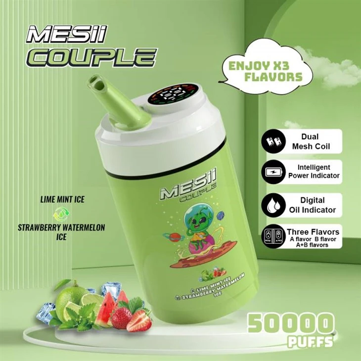 MESII Couple 50000 Puffs 2 in 1 Dual Flavor MESII Couple 50000 Puffs 2 in 1 Dual Flavor
