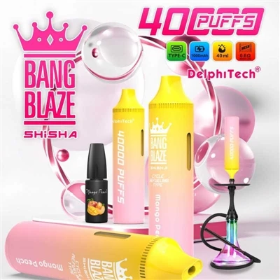 Ce fel de țigară electronică este Bang Blaze Shishia 40000?