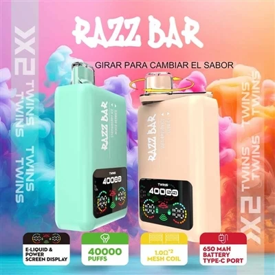 Ce zici de Razz Bar 40000 Puffs Vape?