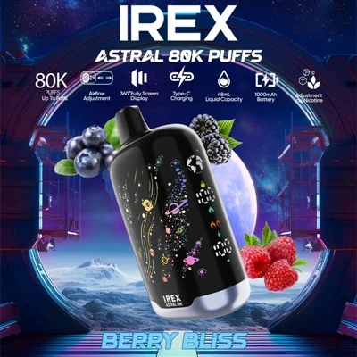 IREX Astral 80K – O țigară electronică emblematică de unică folosință, cu cap...