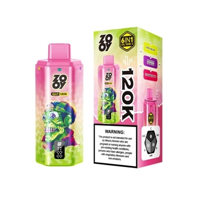 ZOOY 120K 6 ÎN 1 — Țigară electronică de unică folosință de-capacitate mare-p...