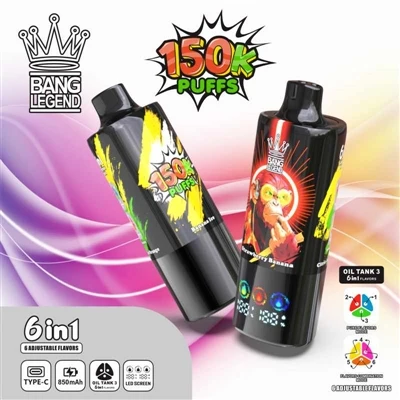 BANG LEGEND 150K PUFFS VAPE — Un nou punct de referință pentru țigările elect...