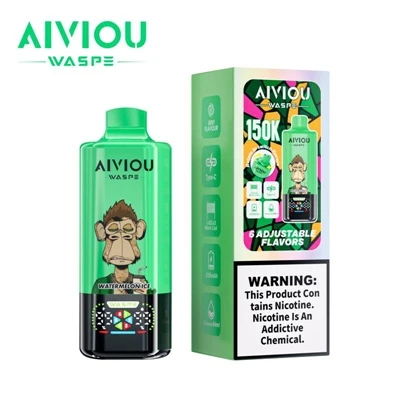 WASPE Aiviou 6 in 1 150K Puffs Vape de unică folosință – țigară electronică d...