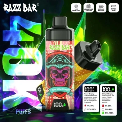 Țigara electronică de unică folosință Razz Bar 40K: O nouă experiență cu capa...
