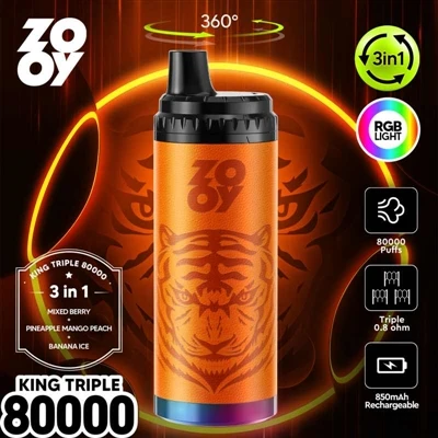 ZOOY KING 3-in-1 80000 țigară electronică de unică folosință-: stabilirea unu...
