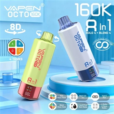 Arome multiple, fără compromis: cum Vapen Octo 160K 8in1 redefinește experien...