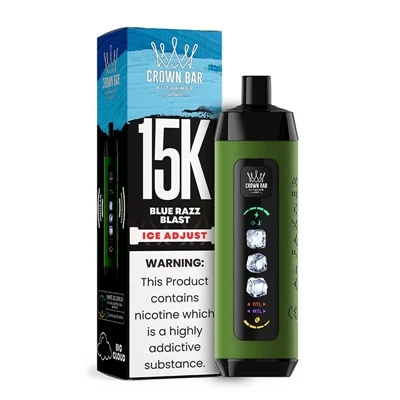 AL Fakher Crown Bar Ice Adjust 15K: O alegere premium pentru țigări electroni...
