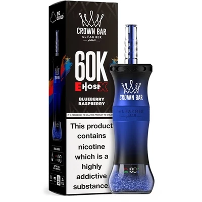 AL Fakher Crown Bar EHOSE X 60K: Experiența supremă în domeniul țigărilor ele...