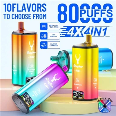 Stag Bar 4in1 80000 Puffs: redefinirea experienței țigărilor electronice de u...