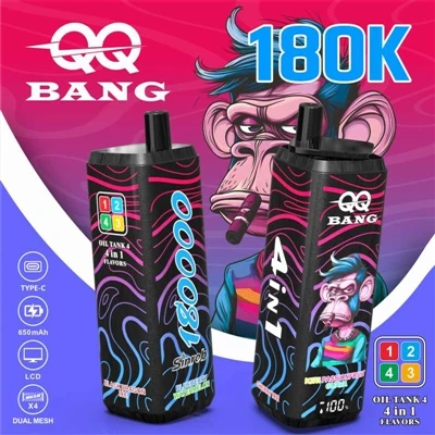 QQ BANG 180K – Noul trend-setter în domeniul țigărilor electronice de unică f...