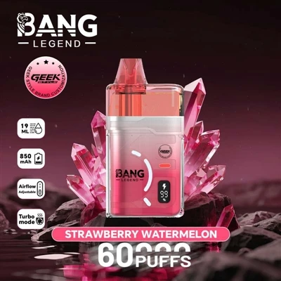BANG LEGEND 60K: Noua ta tendință în stilul de viață al țigărilor electronice