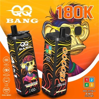 QQ BANG 180K 4in1: O țigară, patru arome – O petrecere portabilă pentru tineri