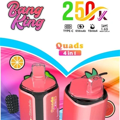 BANG KING Quads 250000 4IN1: O revoluție de ultimă generație- în vapoarea de ...