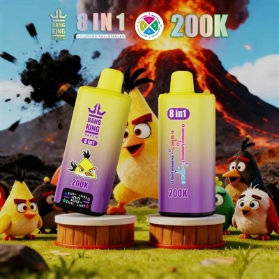 BANG KING VAPEN 8IN1 200K: O nouă experiență de țigară electronică pentru tin...