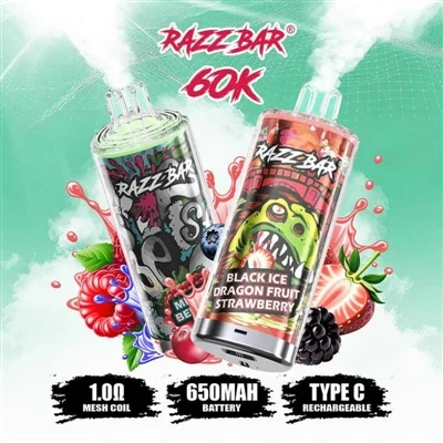 Razz Bar 65K+ Puffs Vape: un dispozitiv care duce „fericirea leneșului” la ex...