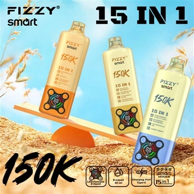 FIZZY SMART 15 ÎN 1 150K: Mai mult decât mai multe arome, demontează „plictis...