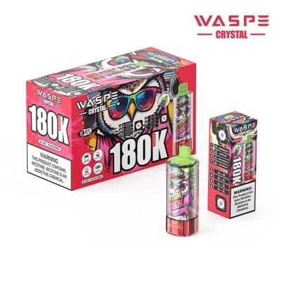Waspe Crystal 8-in{-1 180,000 Puffs Vape: Un exemplu de prim rang al „Epocii ...
