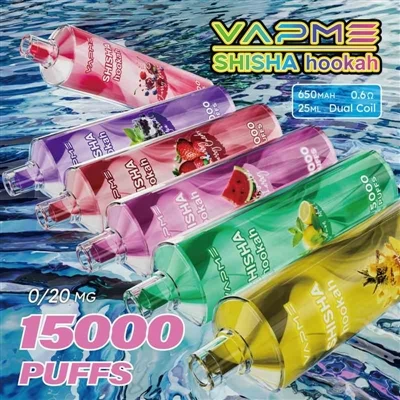 Vapme Shisha Hookah 15000: O fuziune a experienței cu narghilea ușoară și a v...