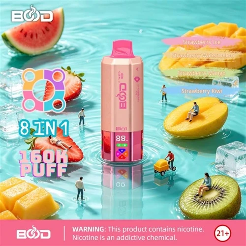 Bood Vasto 160K 8-în-1: un nou reprezentant al țigărilor electronice cu mai m...