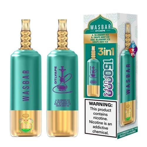 WASBAR DTL 3-în-1 150K: Redefinirea experienței de vaporizare în stilul-Puff-...