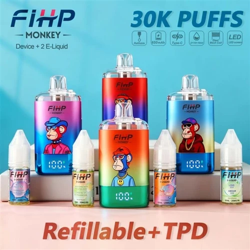 Vape reîncărcabil FIHP MONKEY 30K: O nouă alegere care echilibrează durata lu...
