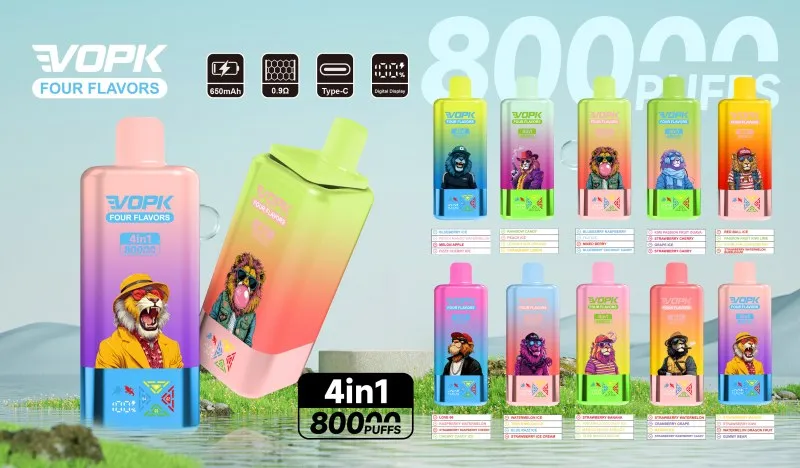 VOPK FOUR FLAVORS 80000 puffs vape VOPK FOUR FLAVORS 80000 puffs vape