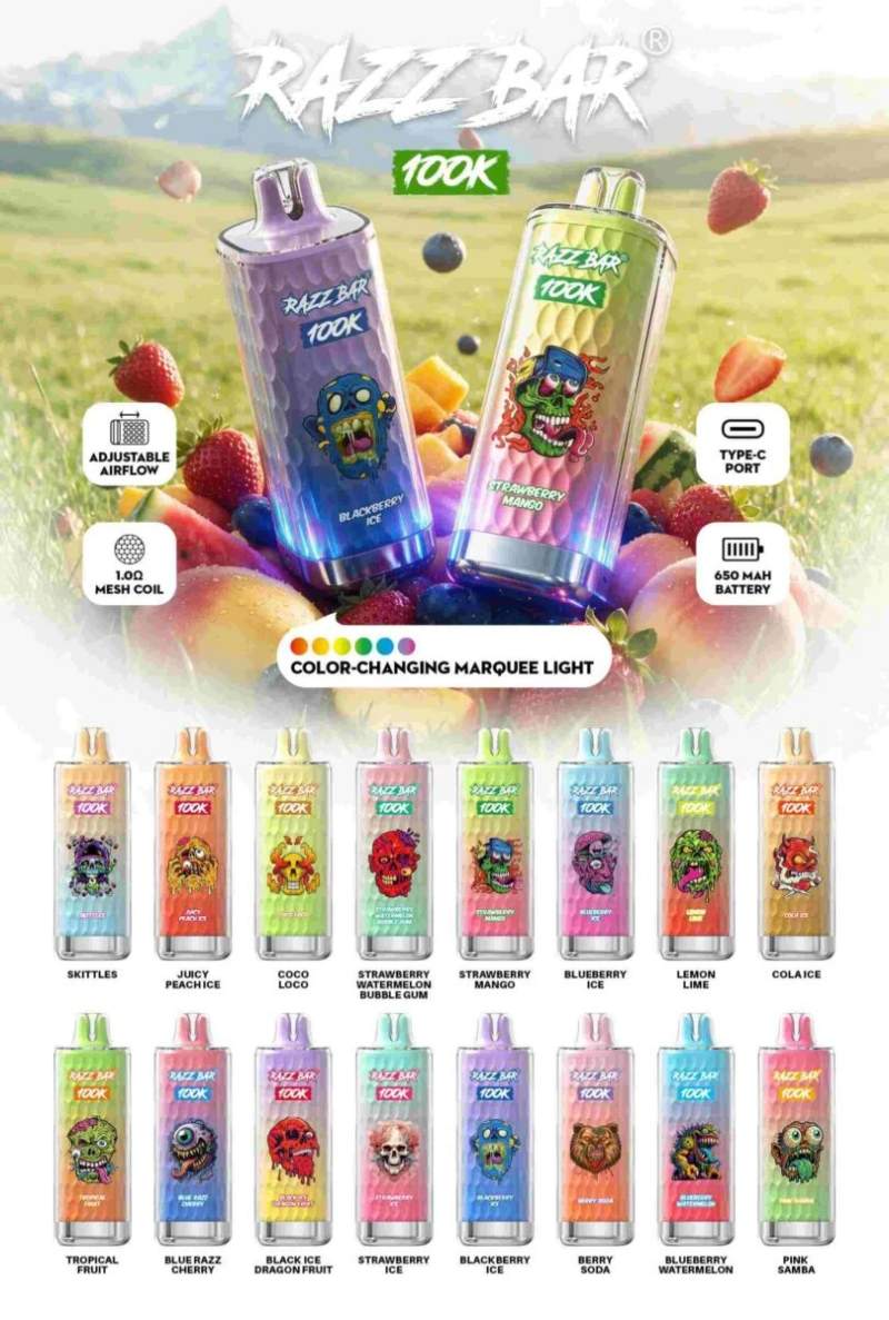 Razz-Bar-100K-100000-Puffs-Disposable-Vape-flavor-list Razz bar 100K Razz-Bar-100K-100000-Puffs-Disposable-Vape-flavor-list Razz bar 100K