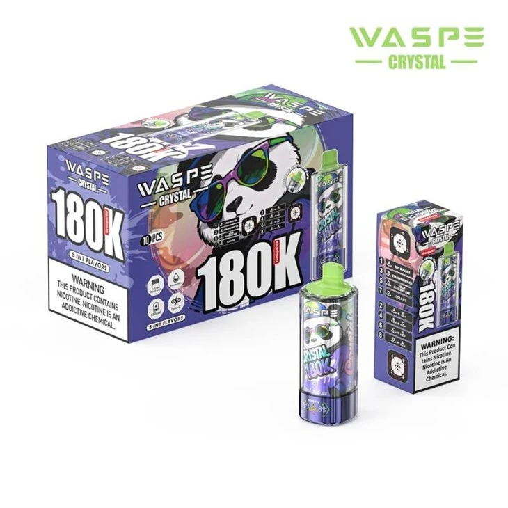 Waspe Crystal 8 in 1 180000 Puffs factory